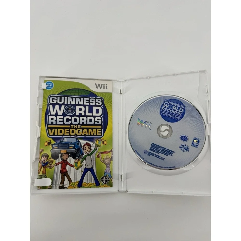 Guinness World Records The Video Game Nintendo‎ Wii Warner Bros With Manual CIB